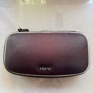 iHome Portable Speaker Dock w Carry Case Battery Powered Untested AS IS